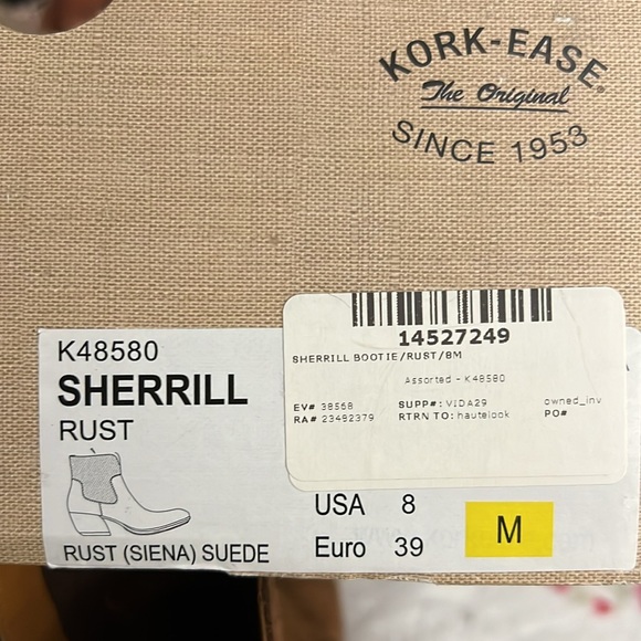 Kork-Ease Sherrill Rust (Siena) Suede Ankle Boot - Picture 10 of 10